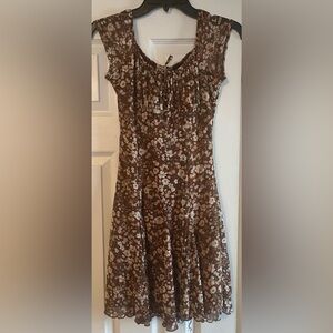 NWT, No Comment Floral Color Dress, Size Medium